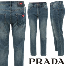 ●2월 판매 20위● PRADA 프라다 레드 삼각로고 슬림 일자진