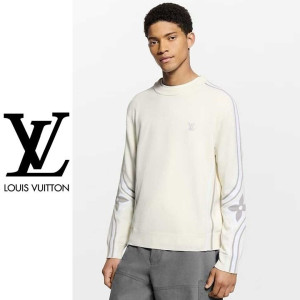LOUIS VUITTON 루이비통 그래픽 라운드넥 니트