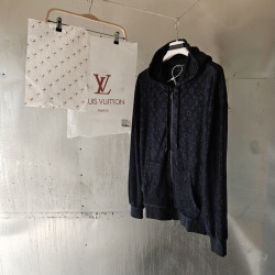 LOUIS VUITTON 루이비통 집업후드 모노 프렌치테리 집스루 후디