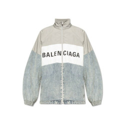 BALENCIAGA 발렌시아가 로고 프린트 집업 자켓