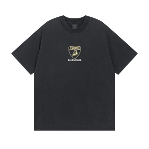 BALENCIAGA 발렌시아가 X 람보르기니 3219 로고 워싱 반팔