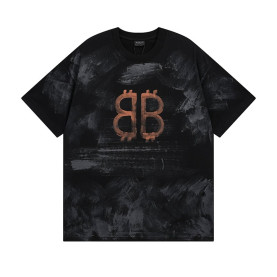 BALENCIAGA 발렌시아가 2356 BB 크립토 구제 워싱 반팔