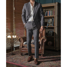 GUCCI 구찌 싱글 남성 현빈 체크슈트정장