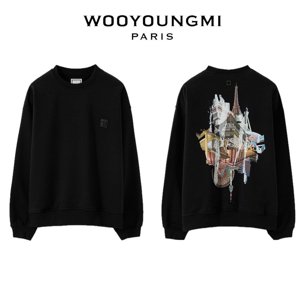 WOOYOUNGMI 우영미 시티 그래픽 맨투맨