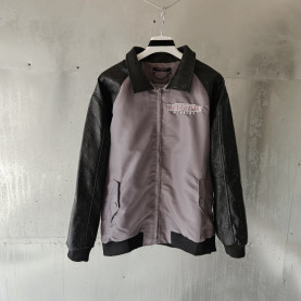 LOUIS VUITTON 루이비통 믹스레더 블루종 자켓