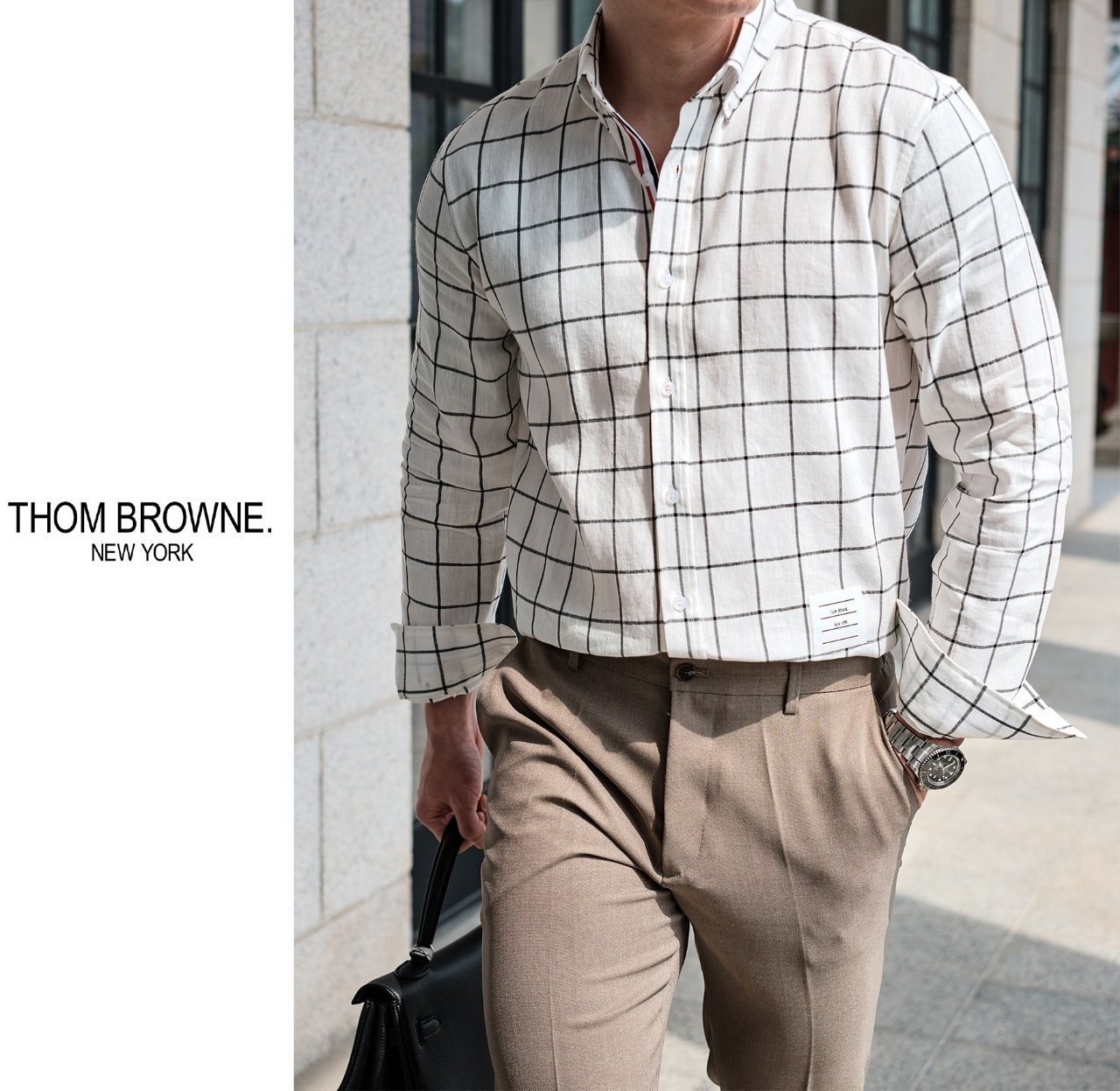 THOM BROWNE 톰브라운 기본형 셔츠 4COLOR