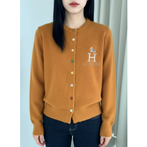 ●2월 판매 5위● HERMES 에르메스 빅 자수 홀스 니트 가디건 (H3714) 4COLOR