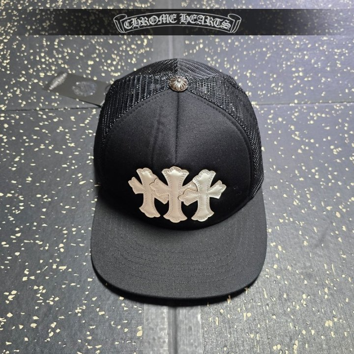 CHROME HEARTS 크롬하츠 세메테리 크로스 패치 캡 2COLOR
