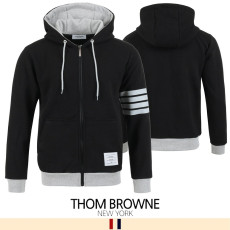 THOM BROWNE 톰브라운 4바 배색 후드집업 2COLOR