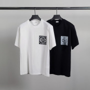 LOEWE 로에베 스퀘어로고 코튼 반팔티