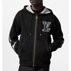 LOUIS VUITTON 루이비통 그래픽 인타르시아 코튼 후드 집업