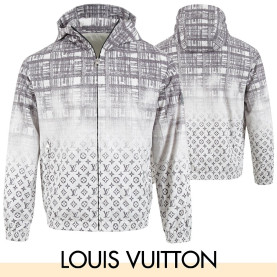 LOUIS VUITTON 루이비통 투톤 그라데이션 원드 자켓