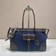 PRADA 프라다 데님 핸드백 라지 1BA433