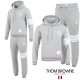 THOM BROWNE 톰브라운 4바 앵커 자수 후드 셋업
