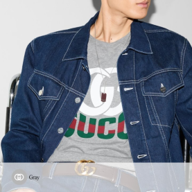 GUCCI 구찌 더블G프린트 티셔츠