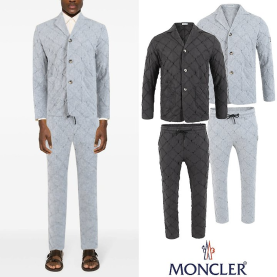 MONCLER 몽클레어 롬버스 3버튼 린넨 슬림핏 슈트