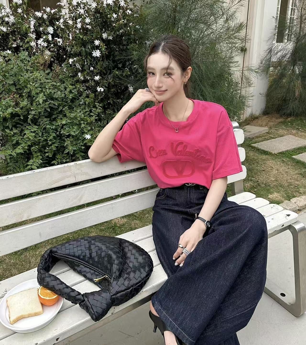 VALENTINO 발렌티노 V 로고 티셔츠 2COLOR