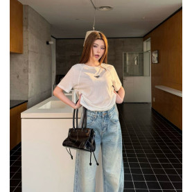 CELINE 셀린느 크리스탈 비즈 데님팬츠