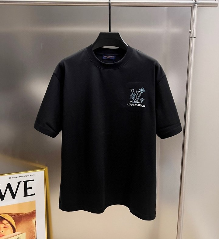 LOUIS VUITTON 루이비통 시그니처 팽글자수 반팔 2COLOR