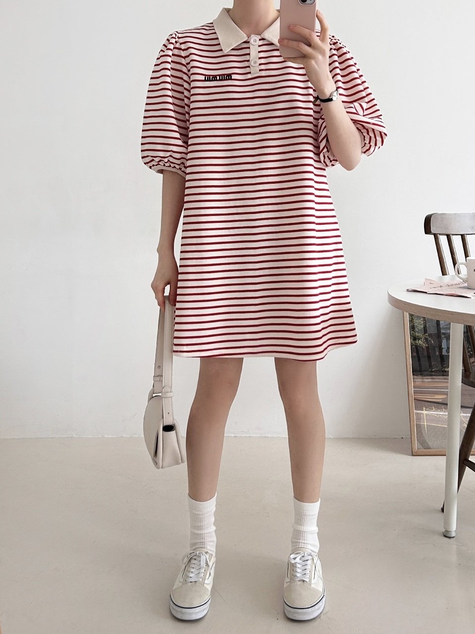 MIUMIU 미우미우 스트라이프 원피스 2COLOR