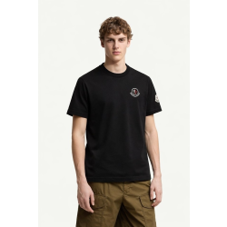 MONCLER 몽클레어 픽셀 백 로고 올자수프린트 숏 슬리브 티셔츠