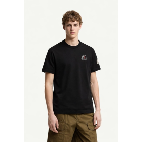 MONCLER 몽클레어 픽셀 백 로고 올자수프린트 숏 슬리브 티셔츠