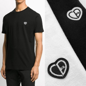 DIOR 디올 하트패치 반팔