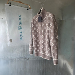 LOUIS VUITTON 루이비통 모노그램 울 니트 집업 가디건