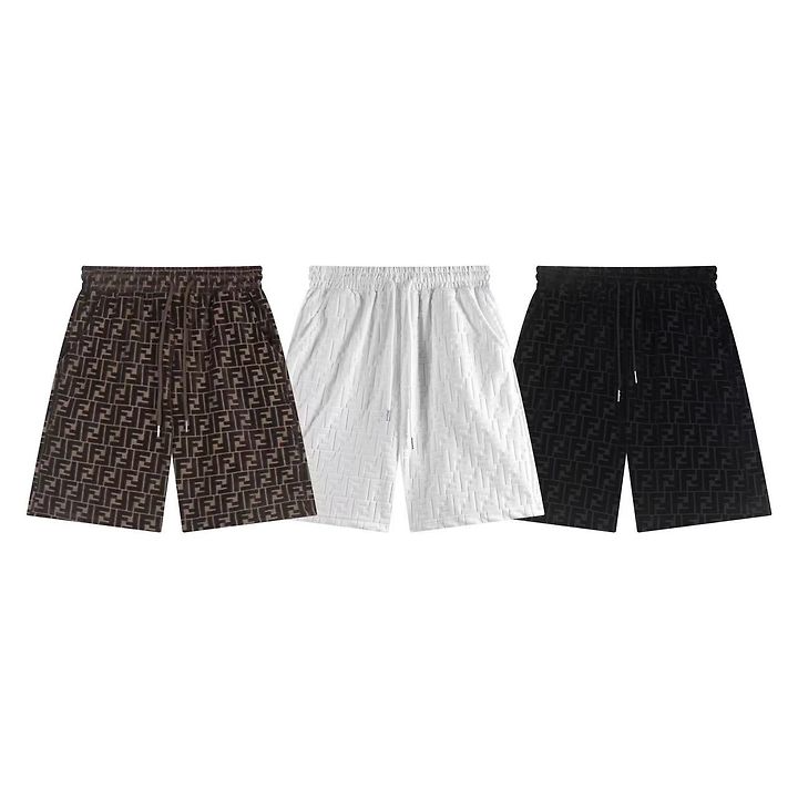 FENDI 펜디 6407 FF 모티프 벨벳 쇼츠