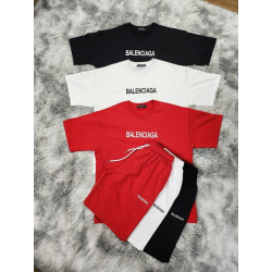 BALENCIAGA 발렌시아가 자수 반팔&반바지 세트