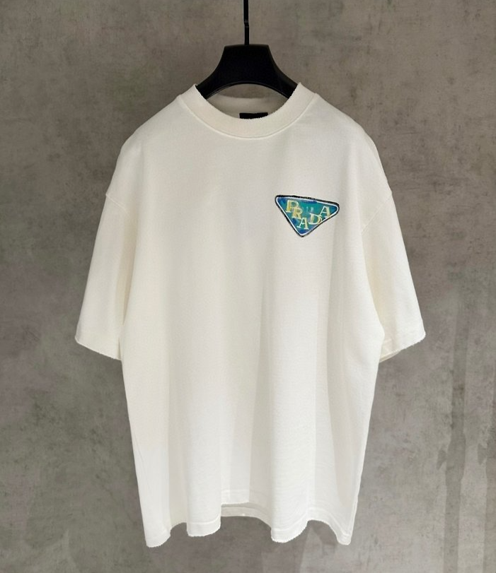 PRADA 프라다 핸드페인팅 티셔츠 2COLOR
