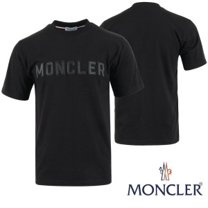 MONCLER 몽클레어 가죽 레터링 로고 T  2COLOR