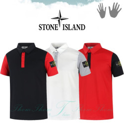 STONE ISLAND 스톤아일랜드 퍼니즈 카라 반팔