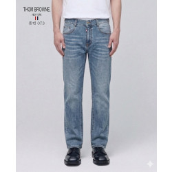 THOM BROWNE 톰브라운 슬림 일자 청바지(073)