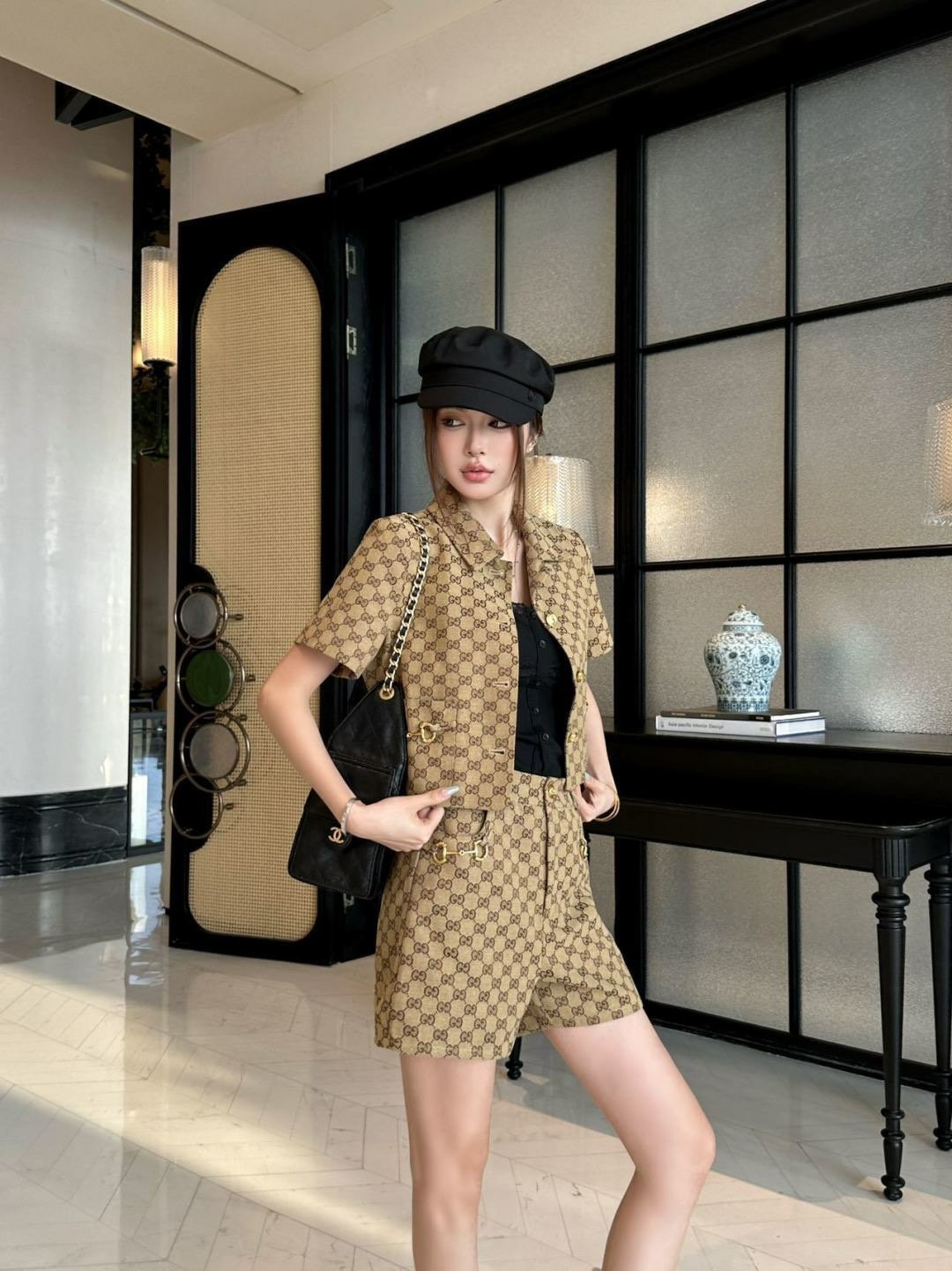 GUCCI 구찌  GG 자켓 & 팬츠 셋업